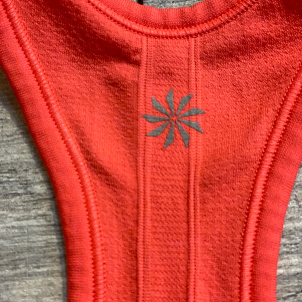 Athleta Red Racerback Tank Top - Picture 3 of 4